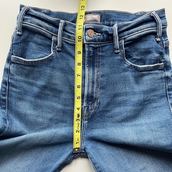 Mother Jeans Lil Hustler Ankle Fray Grasping At Straws Womens 28 - Picture 9 of 14